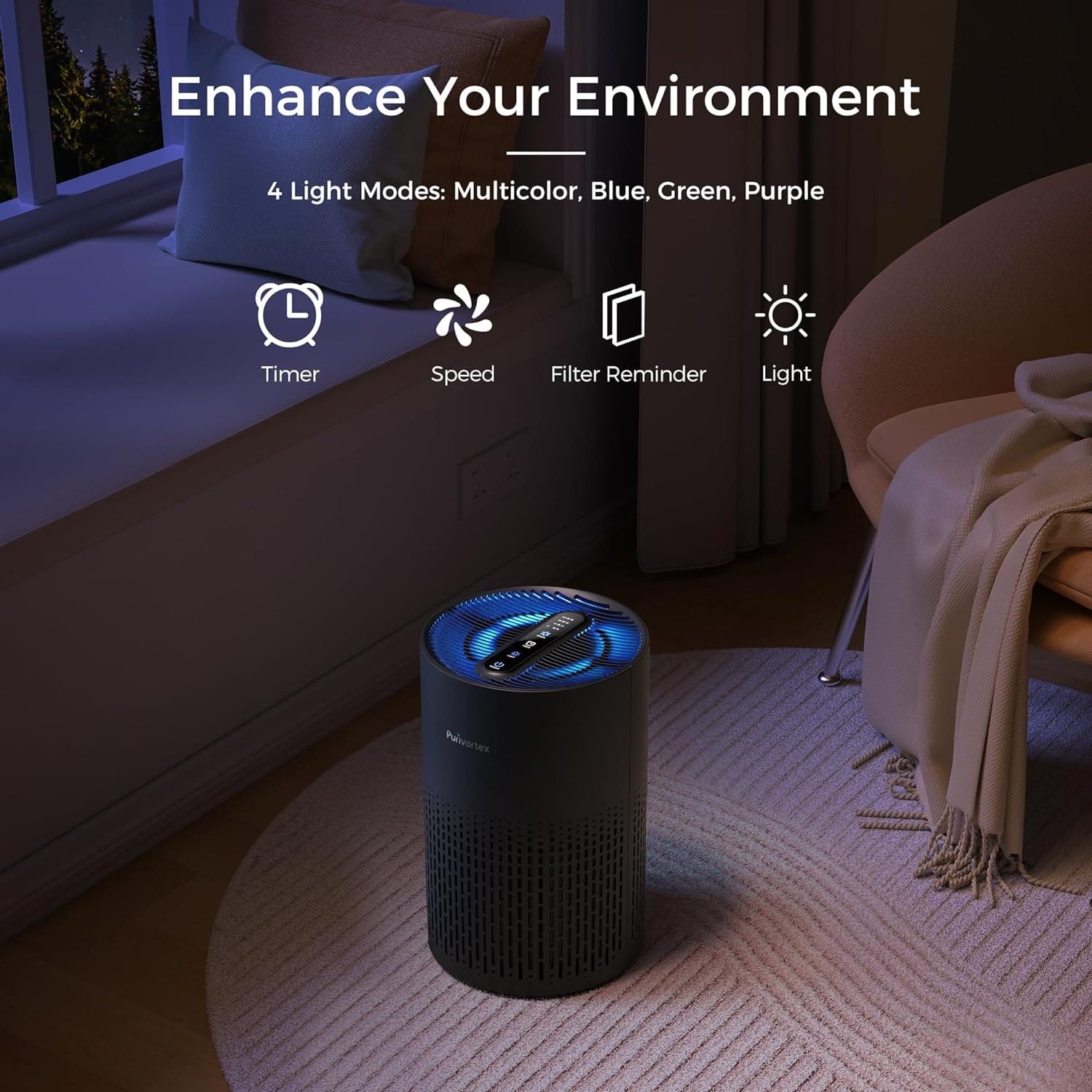 Purivortex AC400 Black Air Purifier Review