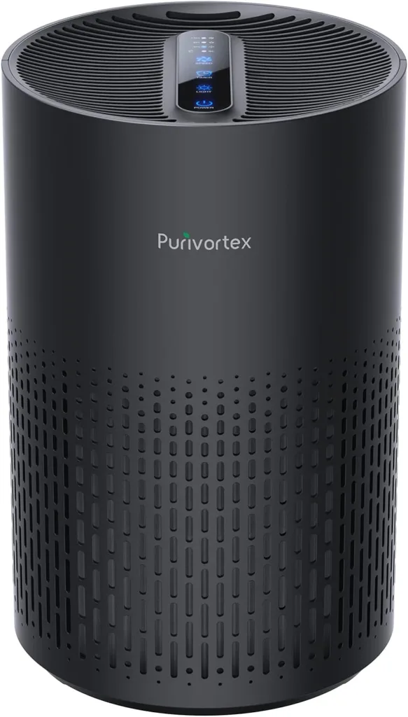 Air Purifiers for Bedroom, H13 True HEPA Filter for A11ergies, Pollen, Smoke, Dusts, Pets Dander, Odor, Hair, Ozone Free, 20db Quiet for Home, Room, Kitchen, SGS Certificaion - AC400 Black